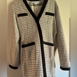 Classy black and white evening dress 🪩🖤